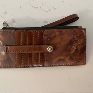 Like new  PATRICIA NASH Alanna Leather Wristlet Card Wallet